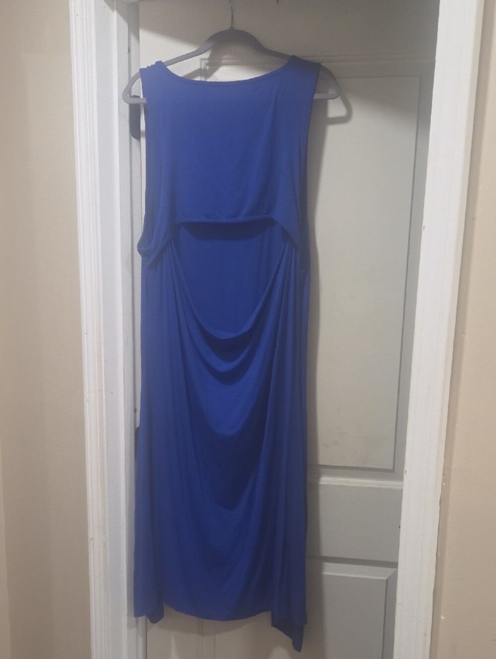 Eloquii Sleeveless Maxi Dress in Royal Blue - Picture 2 of 4